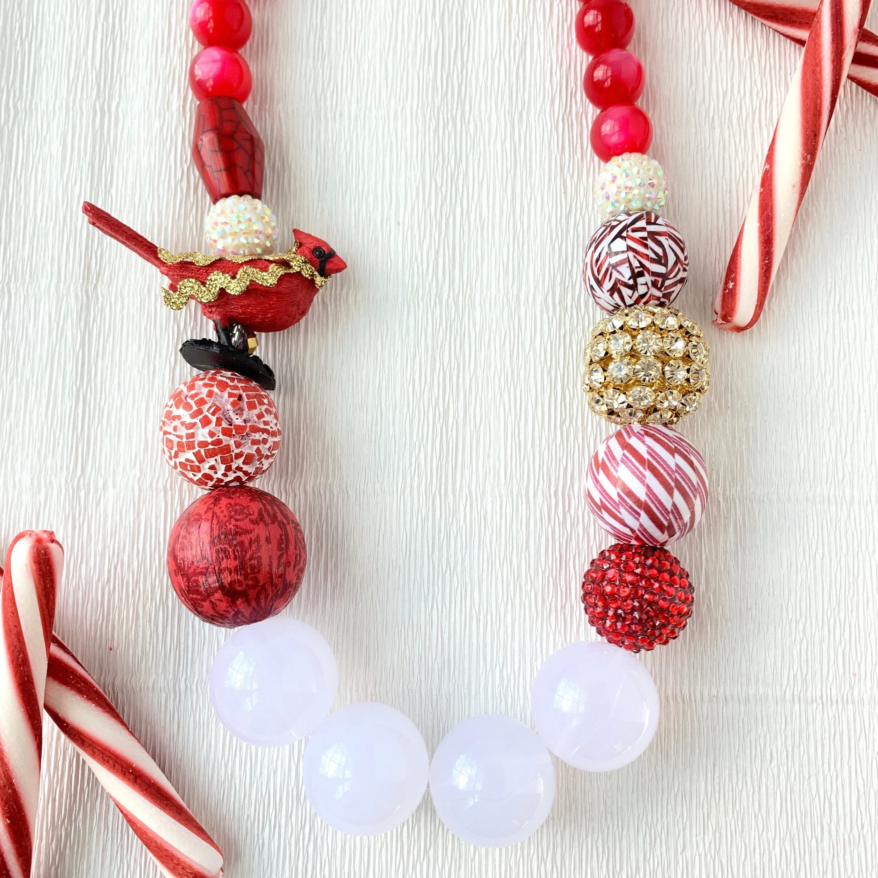 Candace the Cardinal Necklace