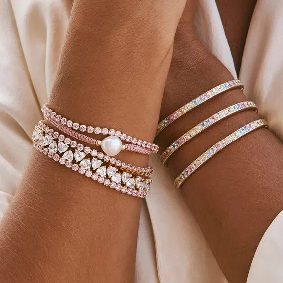 FAIRLEY - Pearl Rope Bracelet - Rose