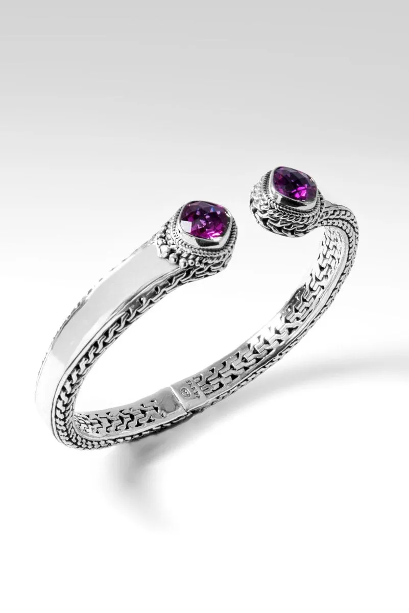 Generosity Prospers Tip-to-Tip Bracelet™ in Magenta Lab Created Sapphire