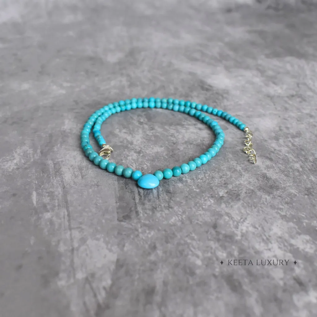 Heart - Turquoise Necklace