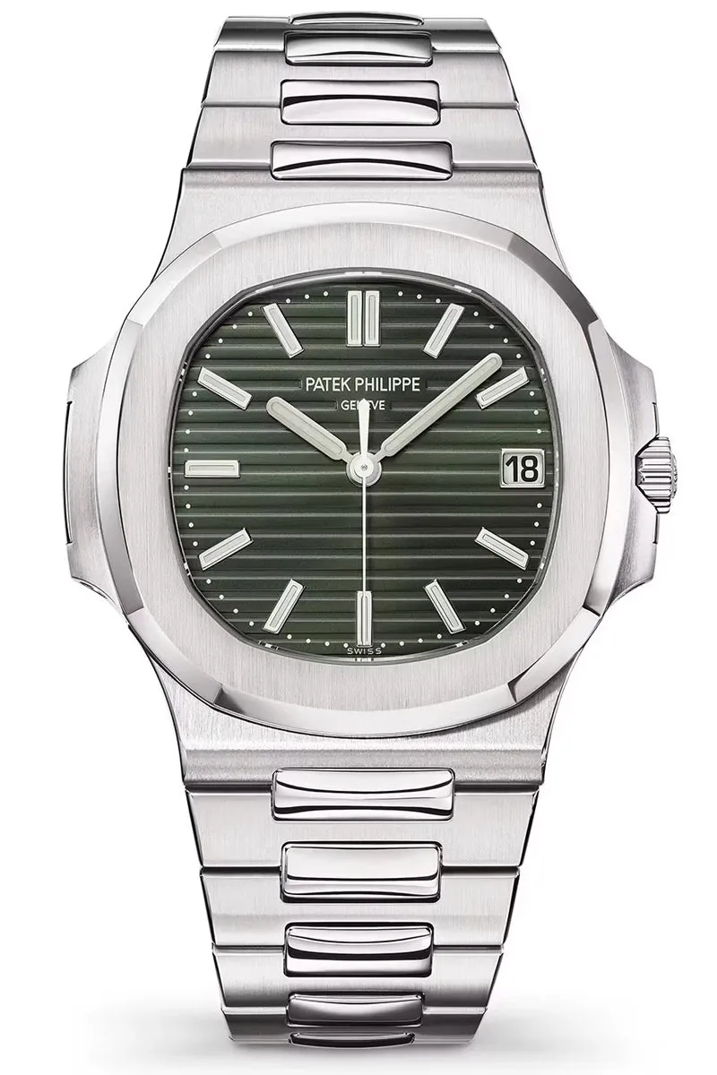 Patek Philippe Nautilus Ref. 5711/1A-014 with the new olive green dial
