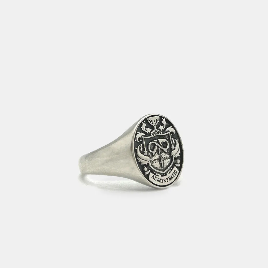 Silver Fnatic Signature Crest Ring